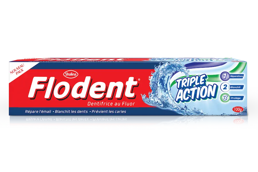 Flodent Dentifrice Triple Action